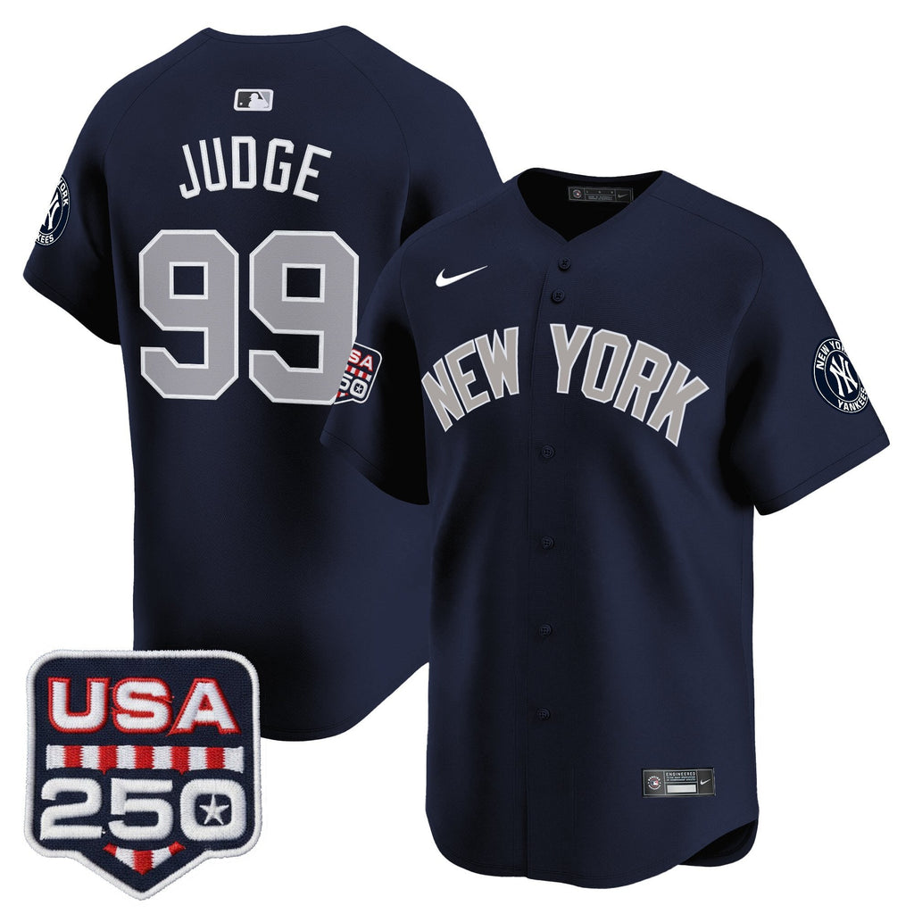 Men's New York Yankees 250America Patch Vapor Premier Limited Jersey - All Stitched