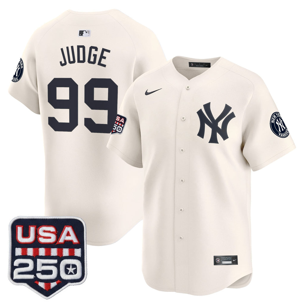 Men's New York Yankees 250America Patch Vapor Premier Limited Jersey - All Stitched