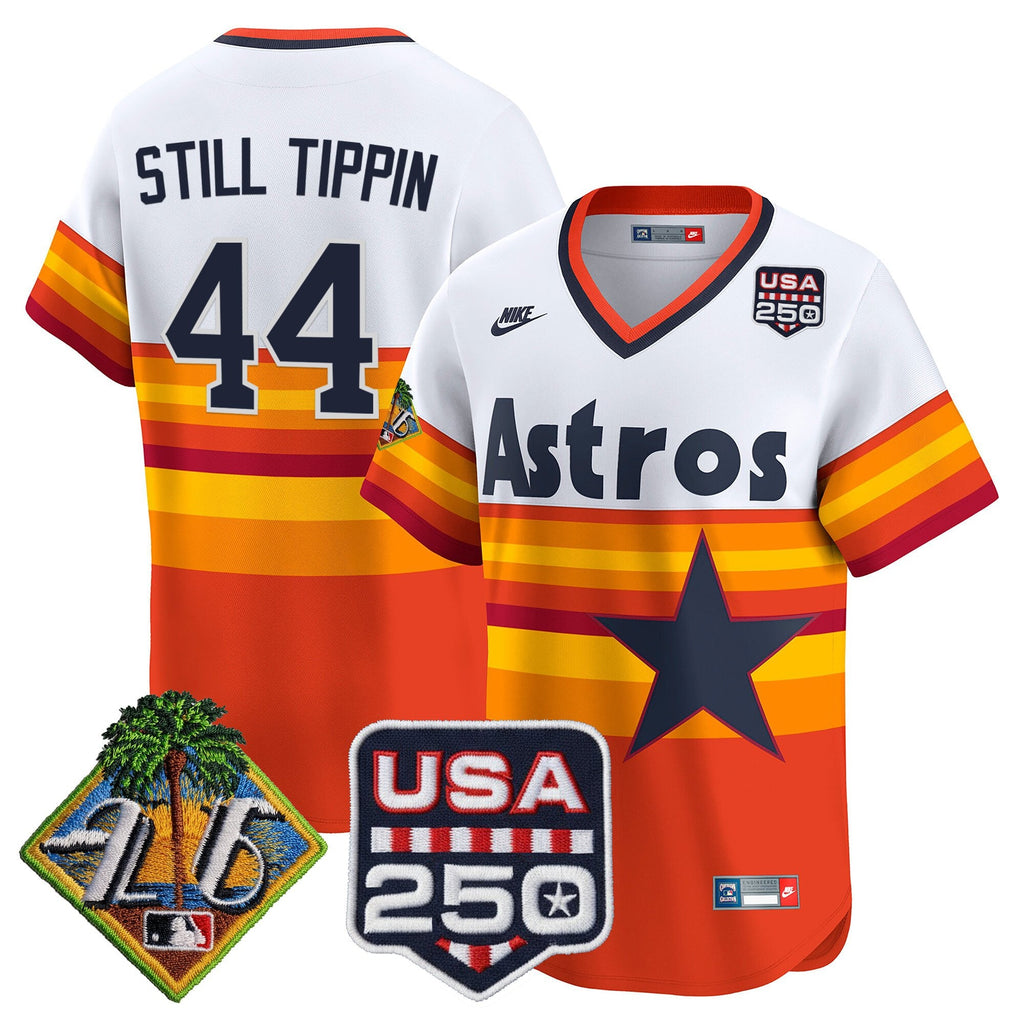 Men's Houston Astros 2026 Spring Training & 250America Patch Vapor Premier Limited Jersey - All Stitched