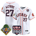 Men's Houston Astros 2026 Spring Training & 250America Patch Vapor Premier Limited Jersey - All Stitched