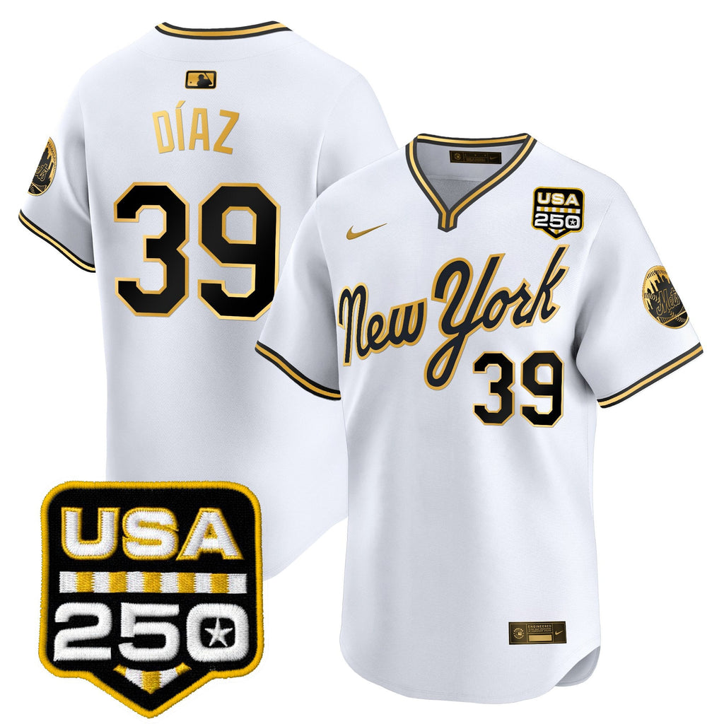 Men's New York Mets Road Alternate & 250America Patch Vapor Limited Jersey - All Stitched