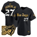 Men's Toronto Blue Jays 50 Seasons Patch Vapor Premier Limited Jersey - Gothic North Edition - All Stitched