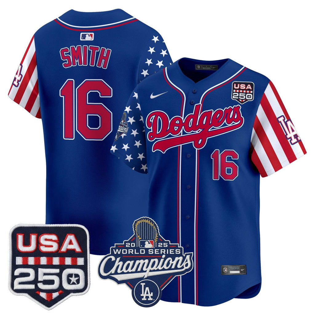 Men's Los Angeles Dodgers "America250 Edition" Vapor Premier Limited Jersey V2 - All Stitched