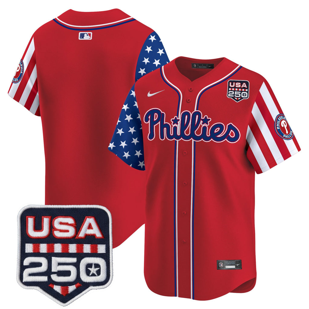 Men's Philadelphia Phillies America250 Edition Vapor Premier Limited Jersey - All Stitched