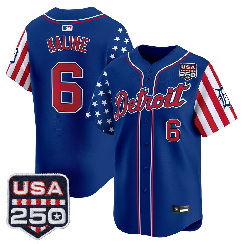 Men's Detroit Tigers "America250 Edition" Vapor Premier Limited Jersey - All Stitched