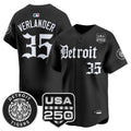 Men's Detroit Tigers ‘Gothic Edition’ Vapor Premier Limited Jersey - All Stitched