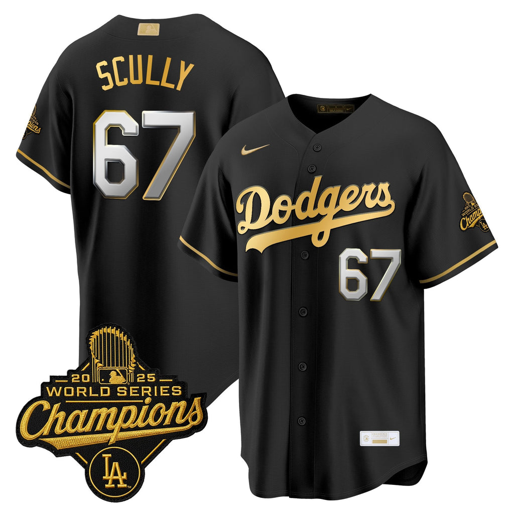Men's Los Angeles Dodgers "Gold Collection" Premier Limited Jersey - All Stitched