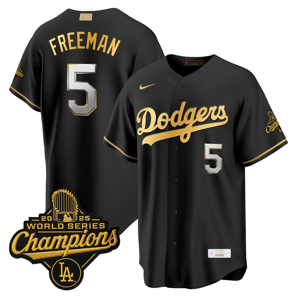 Men's Los Angeles Dodgers "Gold Collection" Premier Limited Jersey - All Stitched