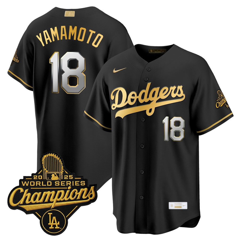 Men's Los Angeles Dodgers "Gold Collection" Premier Limited Jersey - All Stitched