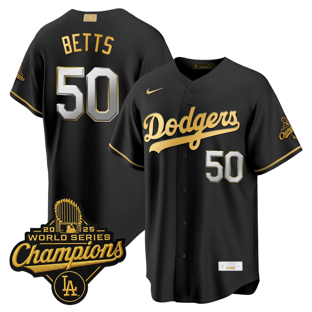 Men's Los Angeles Dodgers "Gold Collection" Premier Limited Jersey - All Stitched