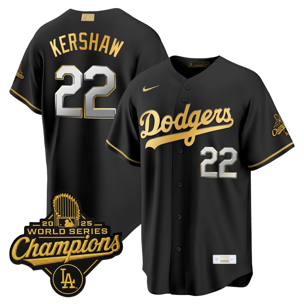 Men's Los Angeles Dodgers "Gold Collection" Premier Limited Jersey - All Stitched