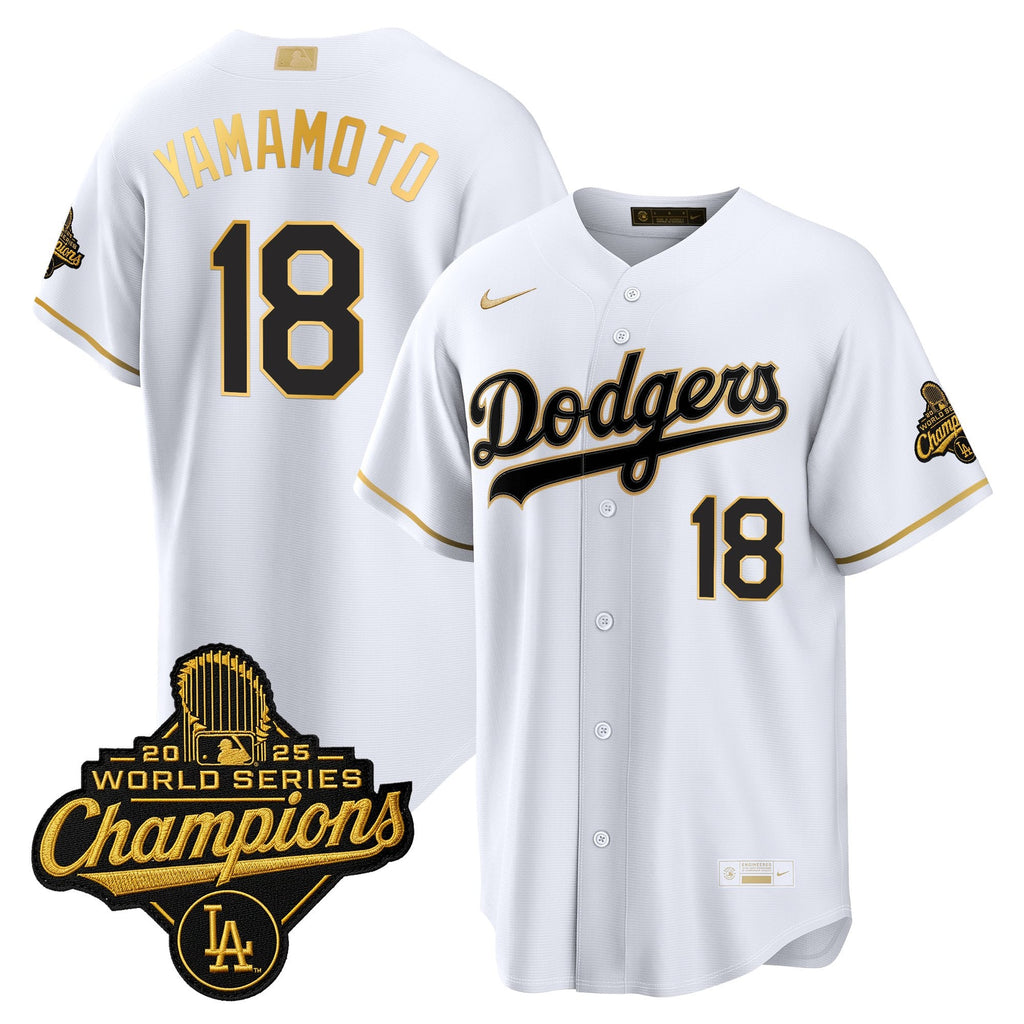 Men's Los Angeles Dodgers "Gold Collection" Premier Limited Jersey - All Stitched