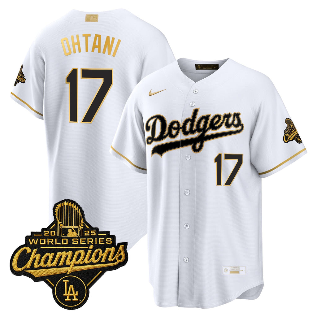 Men's Los Angeles Dodgers "Gold Collection" Premier Limited Jersey - All Stitched