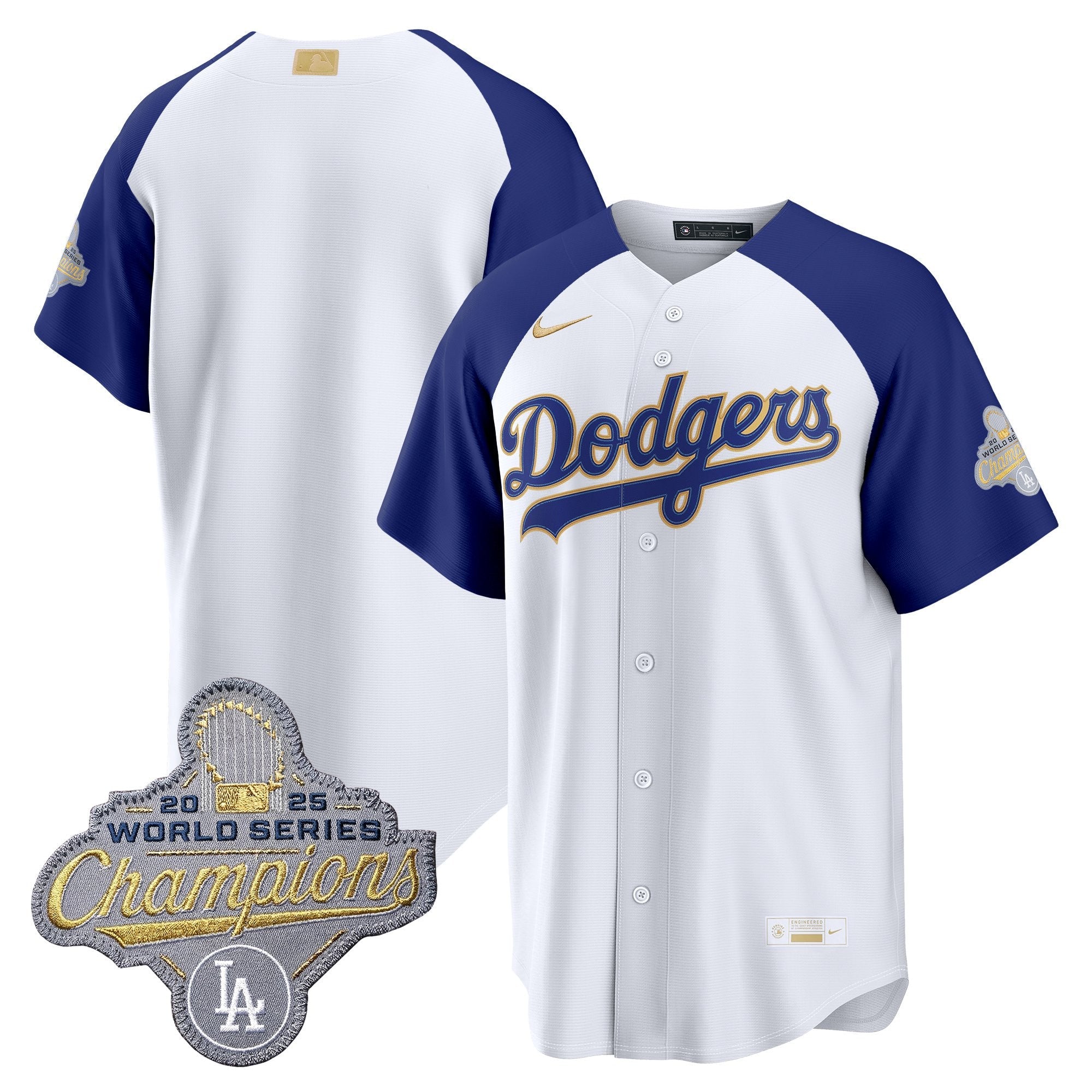 Men's Los Angeles Dodgers "Gold Collection" Premier Limited Jersey - All Stitched