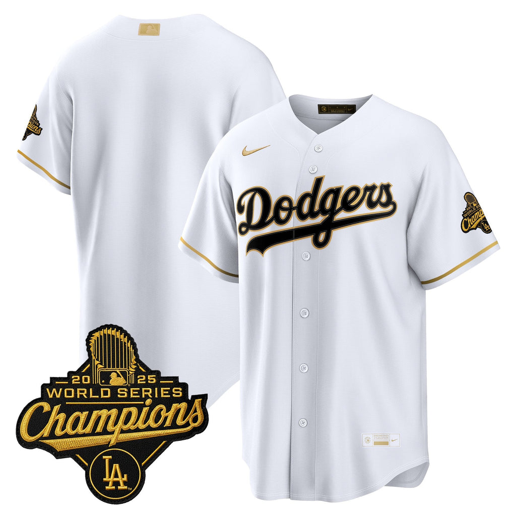 Men's Los Angeles Dodgers "Gold Collection" Premier Limited Jersey - All Stitched