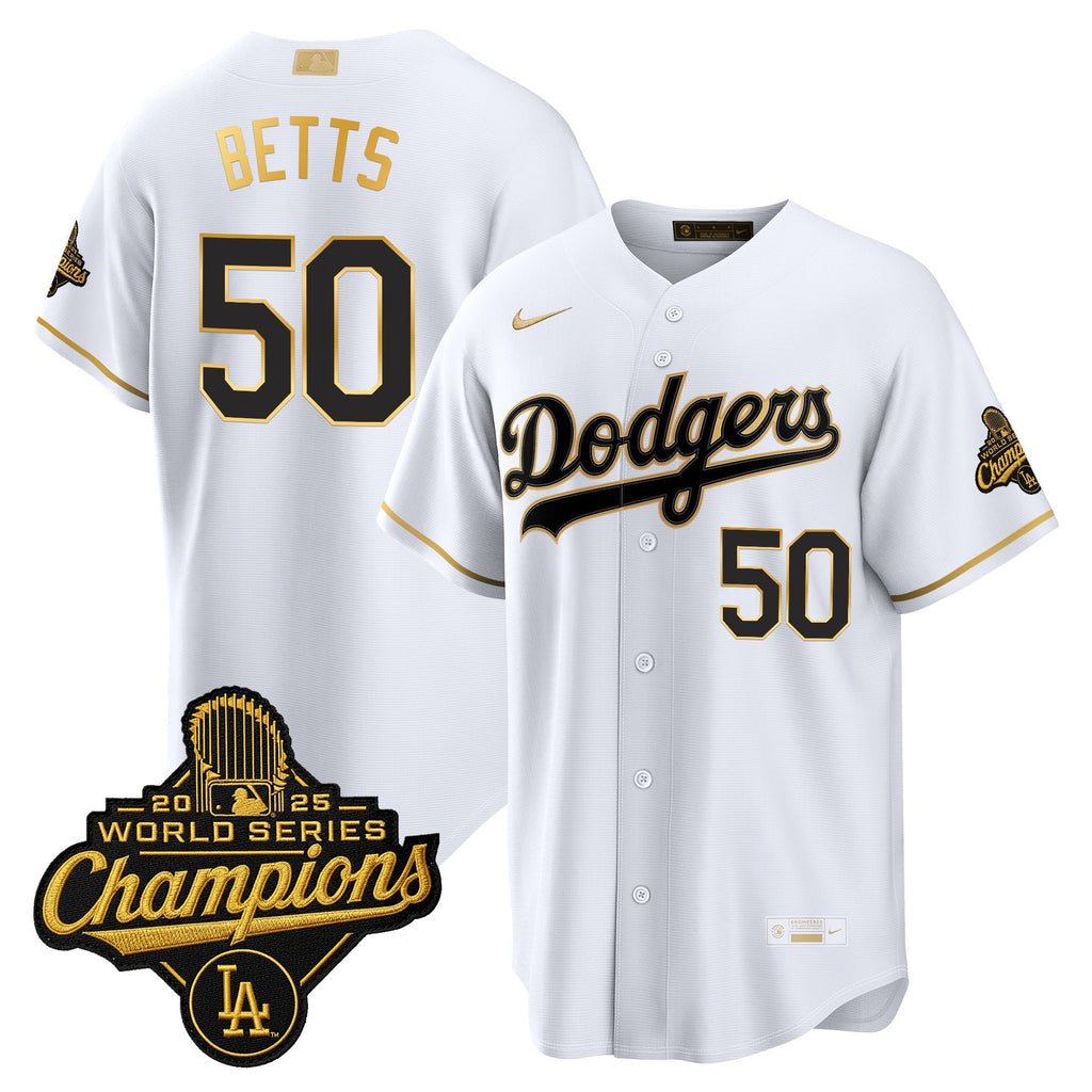 Men's Los Angeles Dodgers "Gold Collection" Premier Limited Jersey - All Stitched
