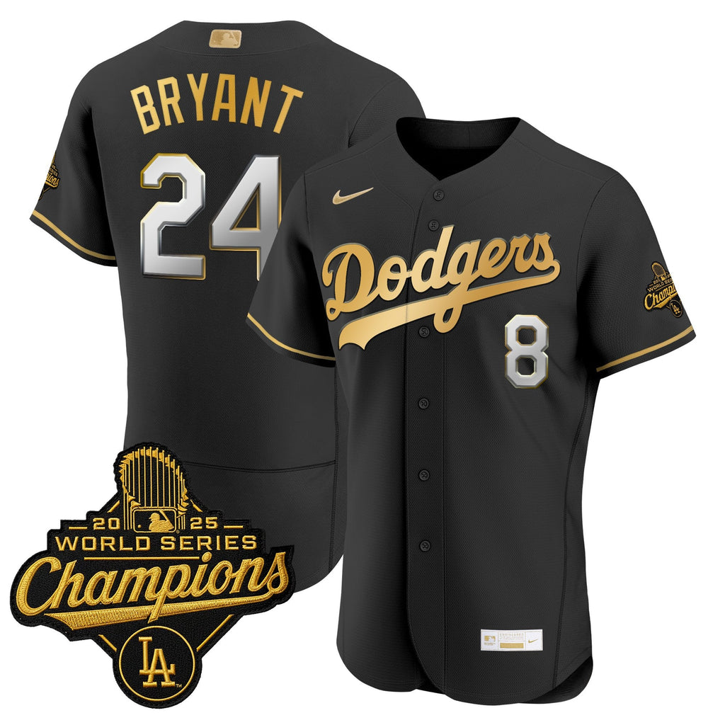 Men's Los Angeles Dodgers "Gold Collection" Premier Elite Jersey - All Stitched