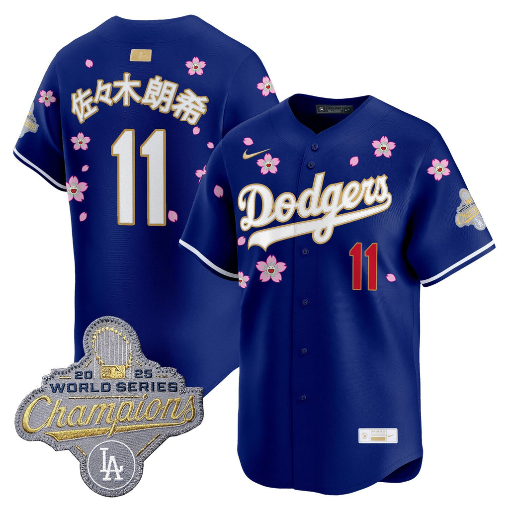 Men's Los Angeles Dodgers "Tokyo Series x Gold Collection" Vapor Premier Limited Jersey - All Stitched