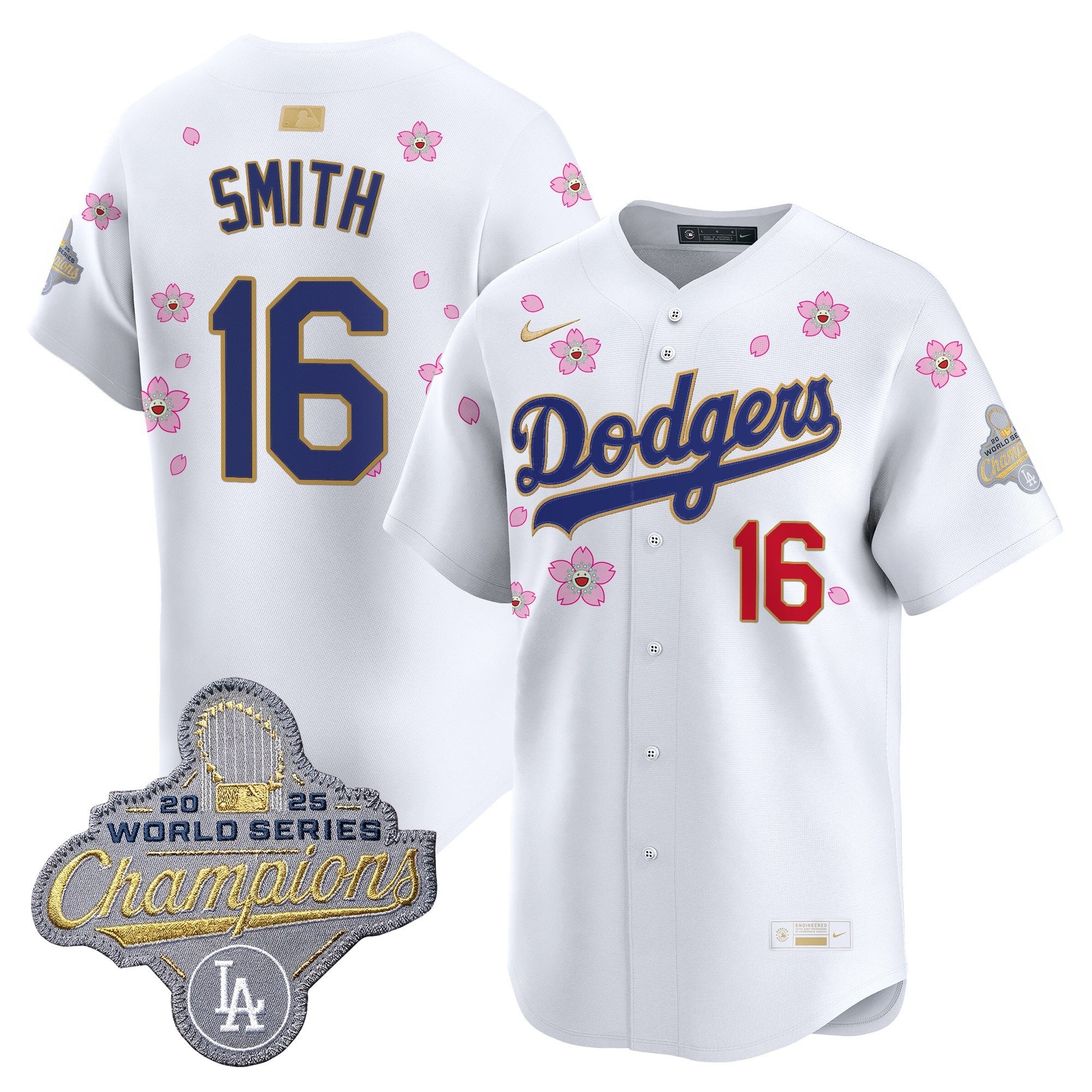 Men's Los Angeles Dodgers "Tokyo Series x Gold Collection" Vapor Premier Limited Jersey - All Stitched