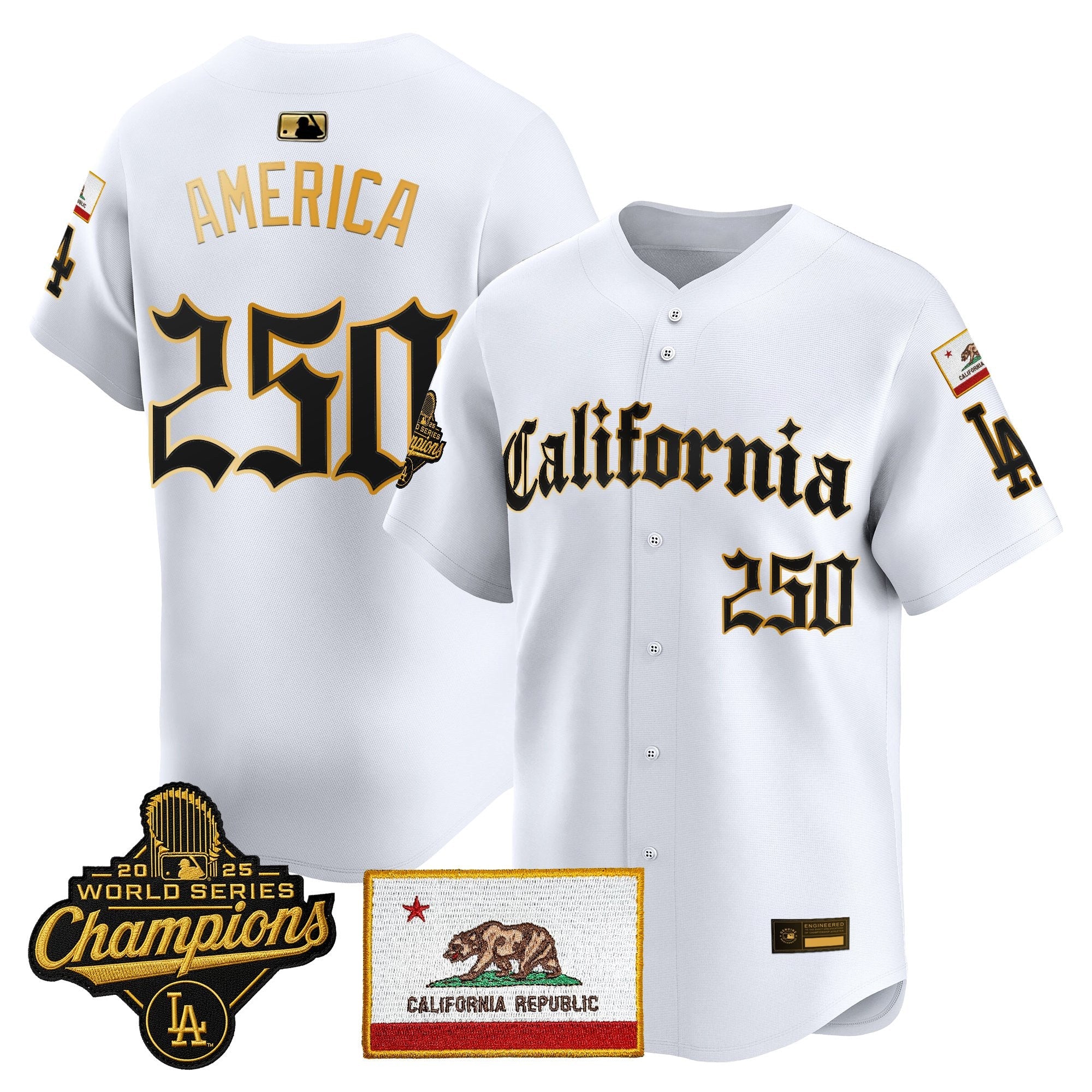 Men's Los Angeles Dodgers "California Gothic Edition" Vapor Premier Limited Jersey - All Stitched