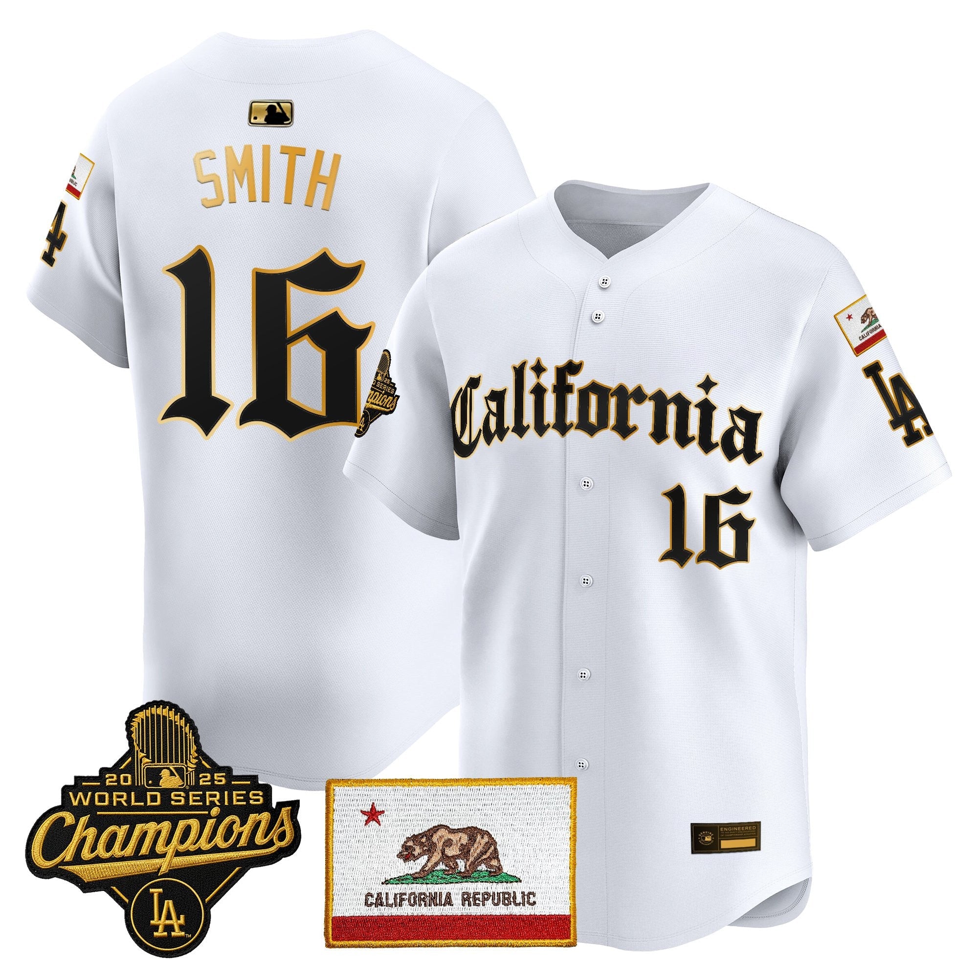 Men's Los Angeles Dodgers "California Gothic Edition" Vapor Premier Limited Jersey - All Stitched