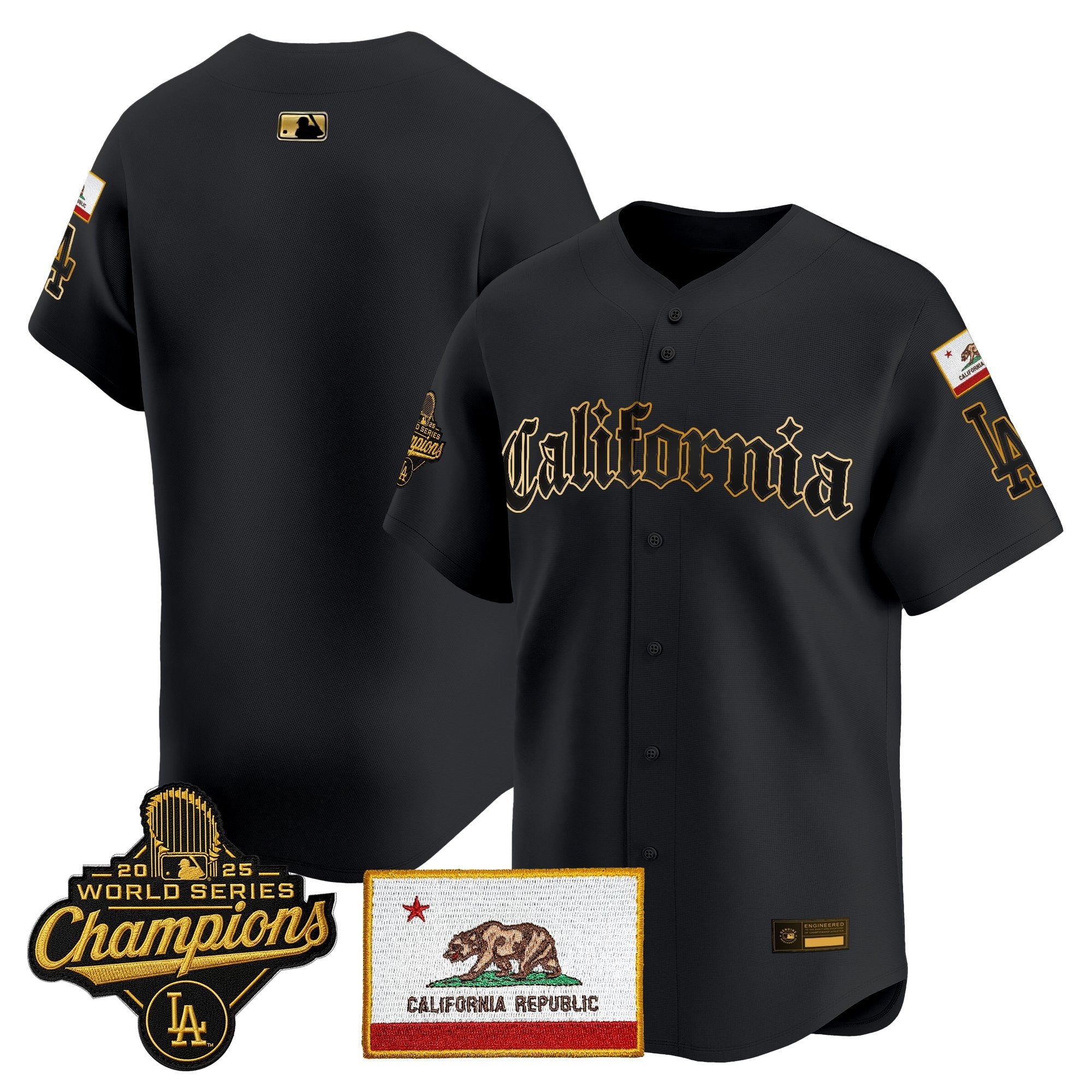 Men's Los Angeles Dodgers "California Gothic Edition" Vapor Premier Limited Jersey - All Stitched