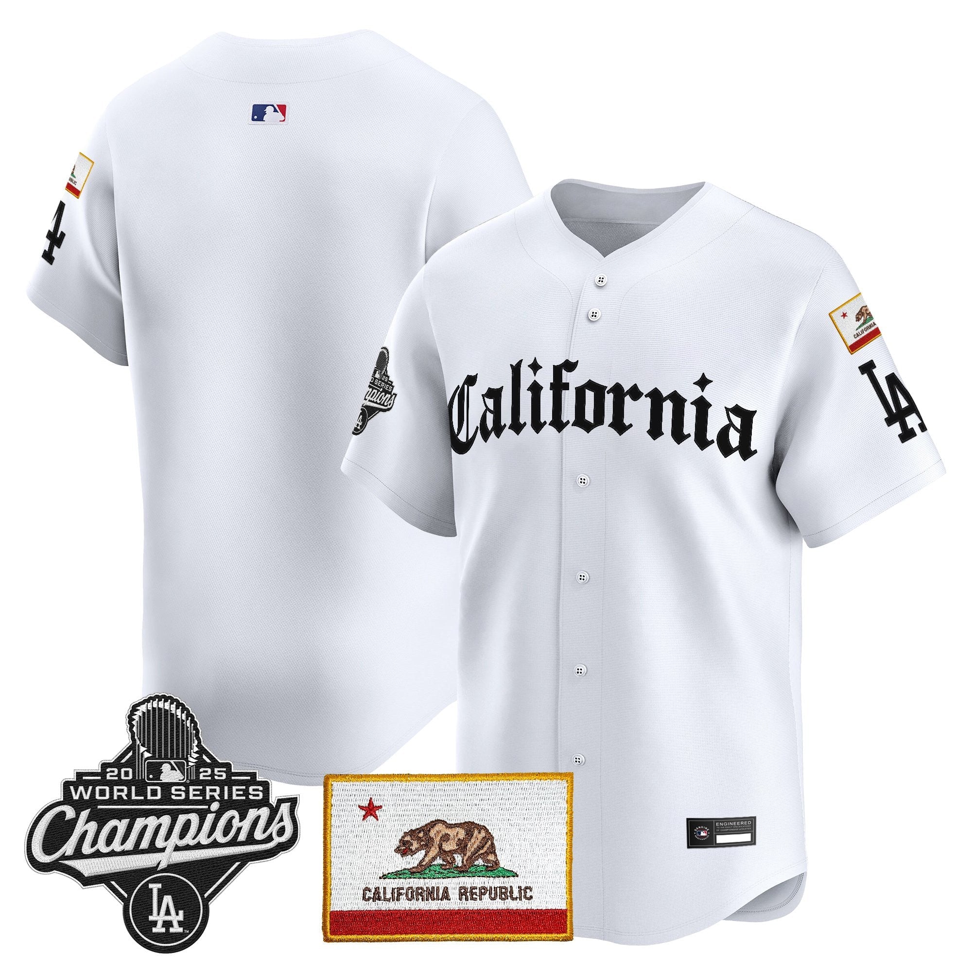 Men's Los Angeles Dodgers "California Gothic Edition" Vapor Premier Limited Jersey - All Stitched