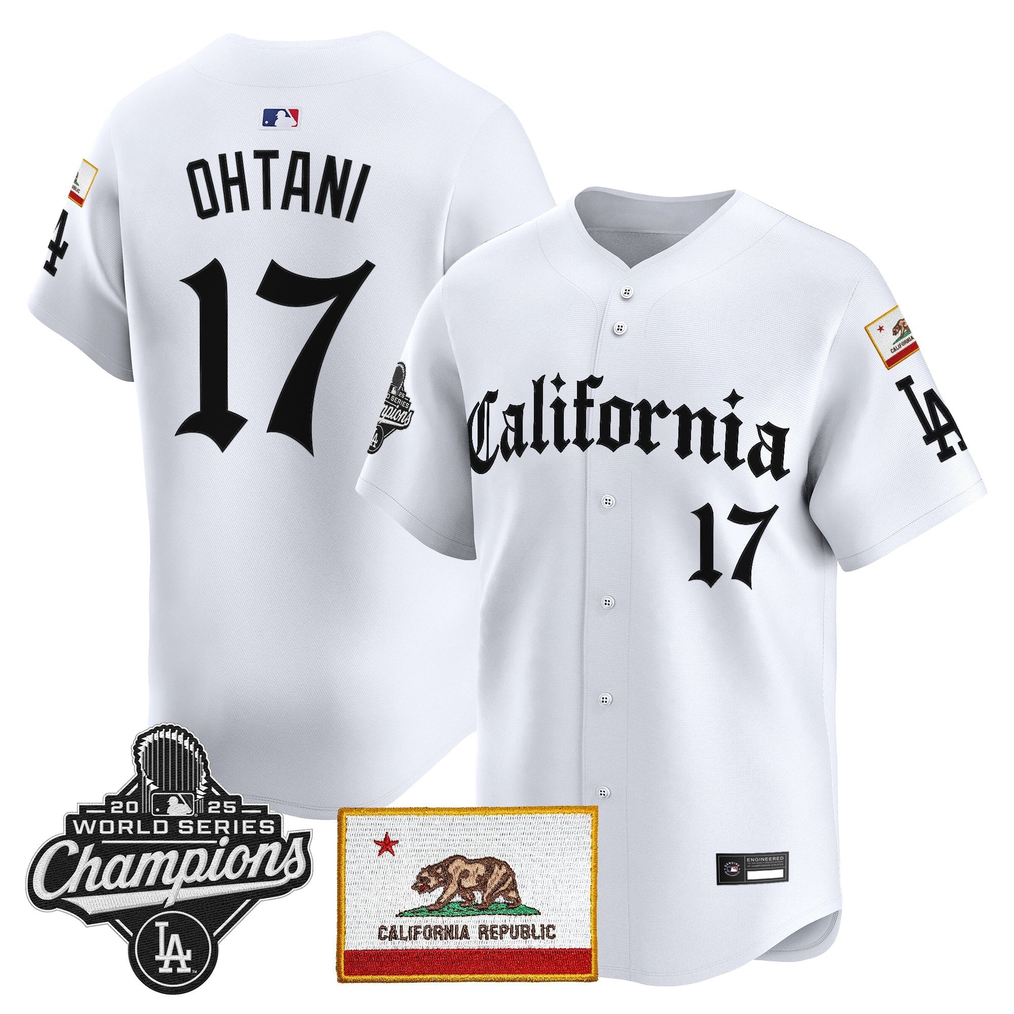 Men's Los Angeles Dodgers "California Gothic Edition" Vapor Premier Limited Jersey - All Stitched
