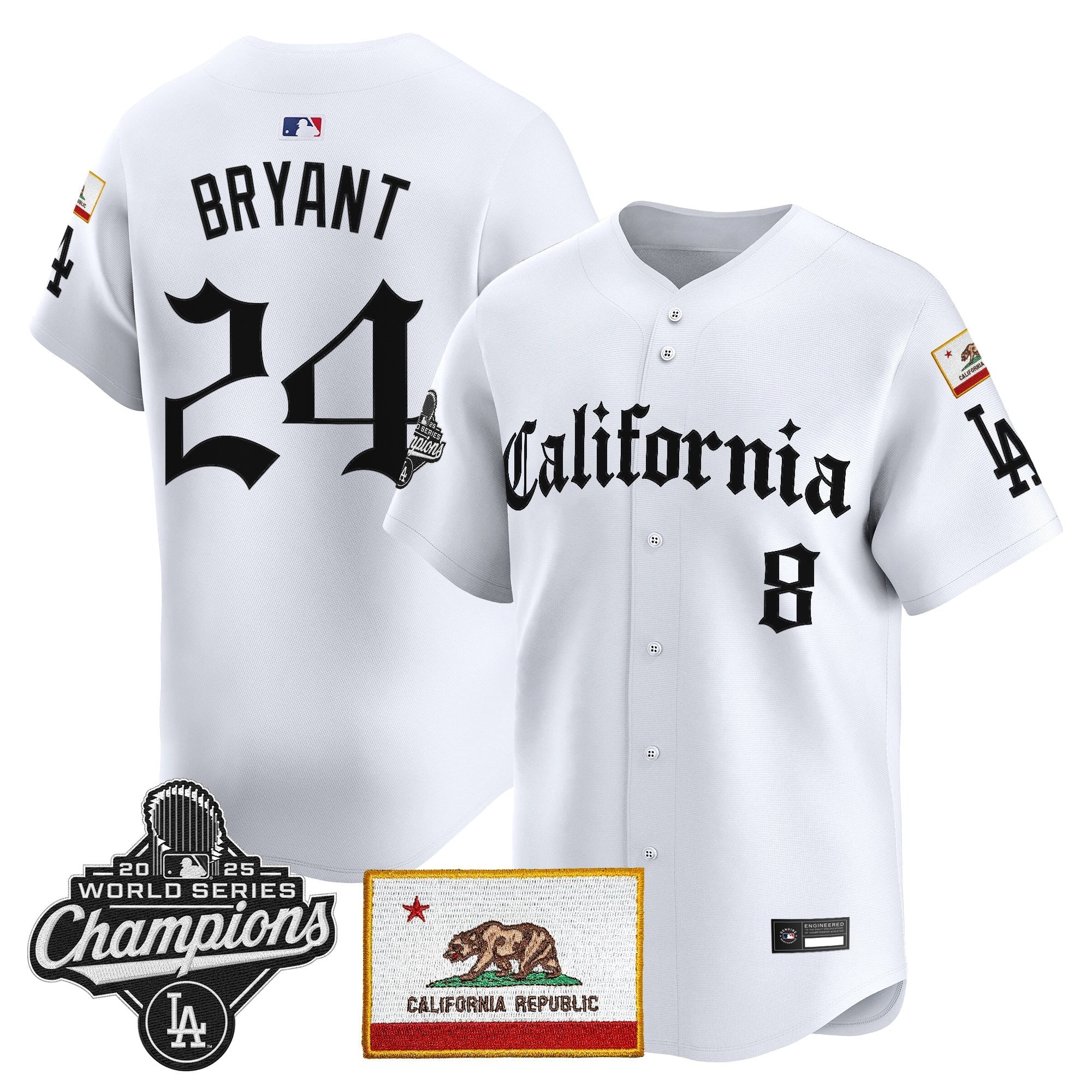 Men's Los Angeles Dodgers "California Gothic Edition" Vapor Premier Limited Jersey - All Stitched