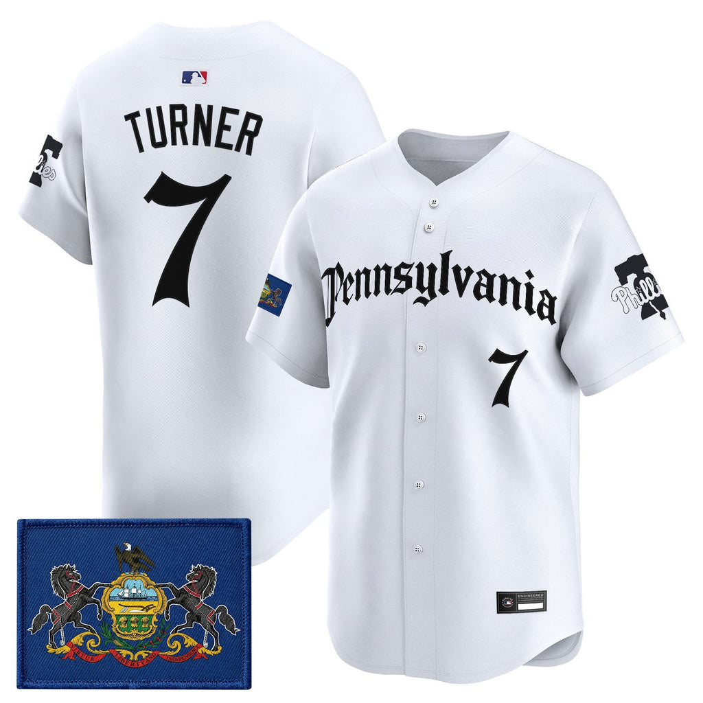 Men's Phillies 'Pennsylvania Gothic Edition' Vapor Premier Limited Jersey - All Stitched