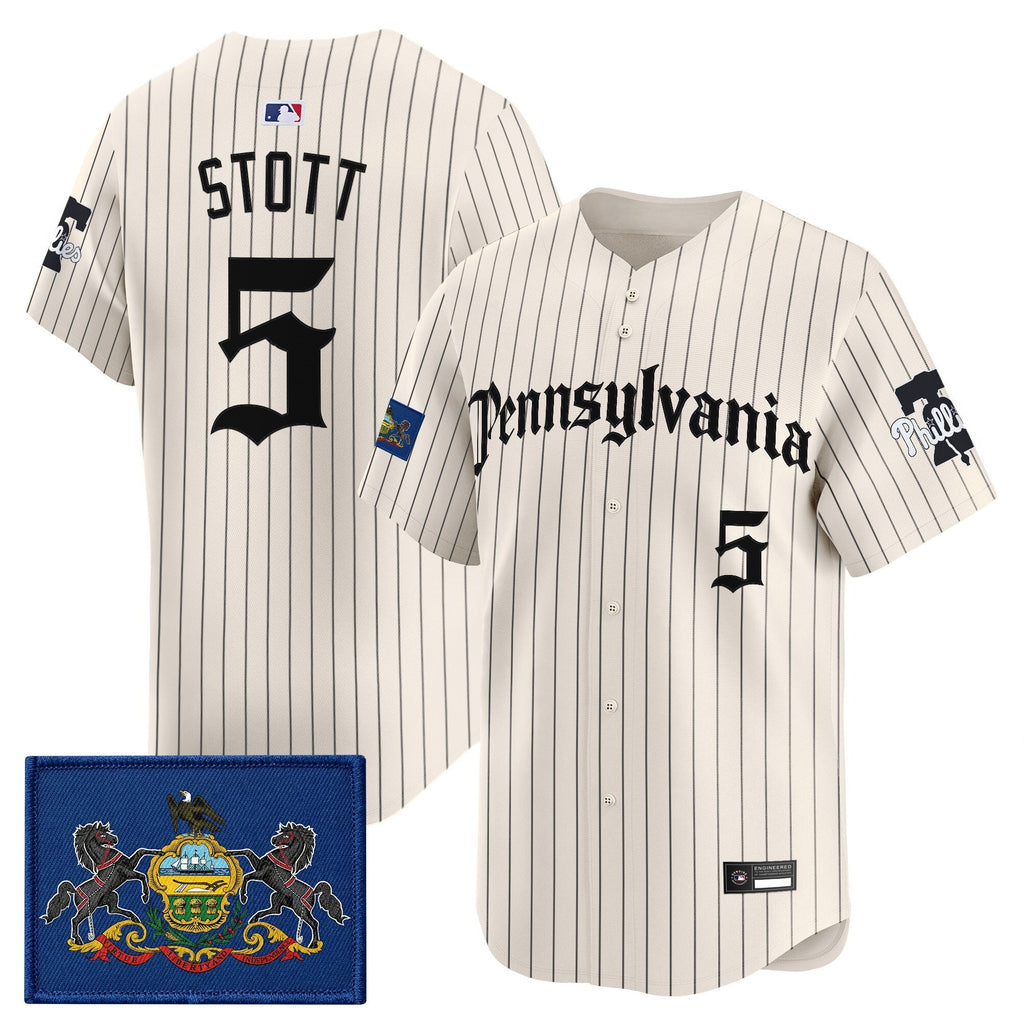 Men's Phillies 'Pennsylvania Gothic Edition' Vapor Premier Limited Jersey - All Stitched