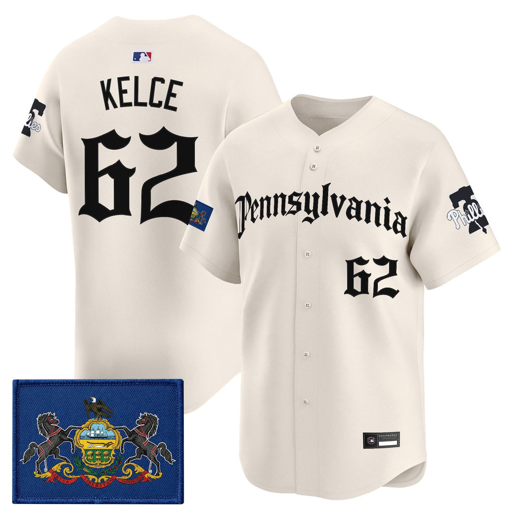Men's Phillies 'Pennsylvania Gothic Edition' Vapor Premier Limited Jersey - All Stitched