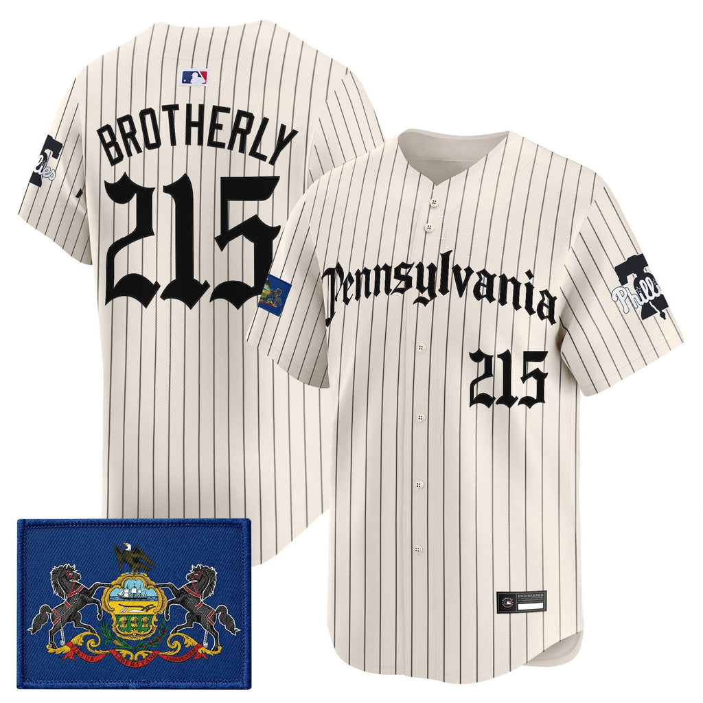Men's Phillies 'Pennsylvania Gothic Edition' Vapor Premier Limited Jersey - All Stitched