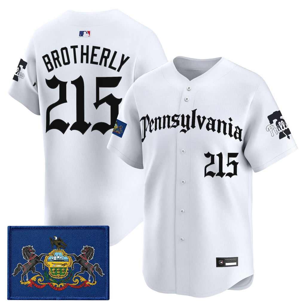 Men's Phillies 'Pennsylvania Gothic Edition' Vapor Premier Limited Jersey - All Stitched