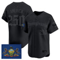 Men's Phillies 'Pennsylvania Gothic Edition' Vapor Premier Limited Jersey - All Stitched
