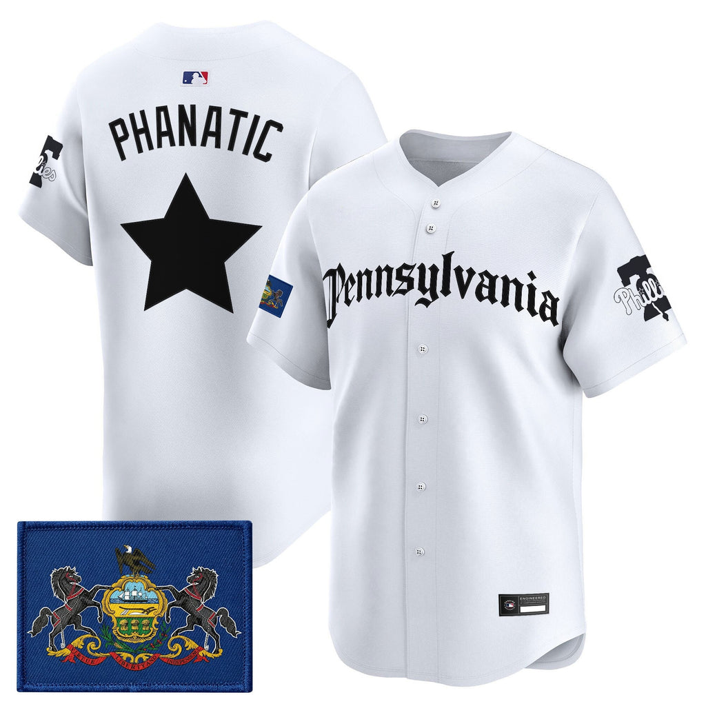Men's Phillies 'Pennsylvania Gothic Edition' Vapor Premier Limited Jersey - All Stitched