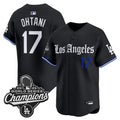 Los Angeles Dodgers "Gothic Edition" Vapor Premier Limited Jersey - All Stitched