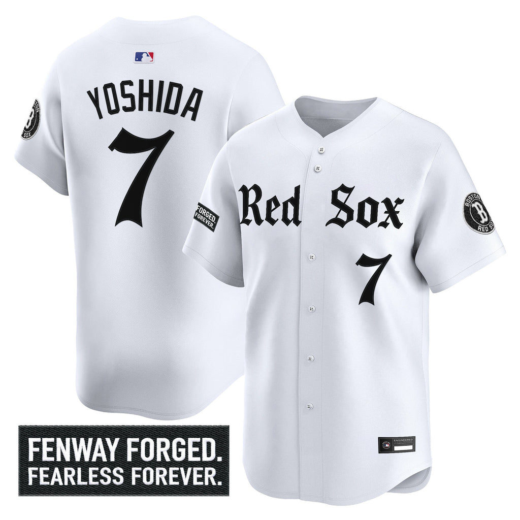 Men's Boston Red Sox 'Gothic Edition' Vapor Premier Limited Jersey - All Stitched