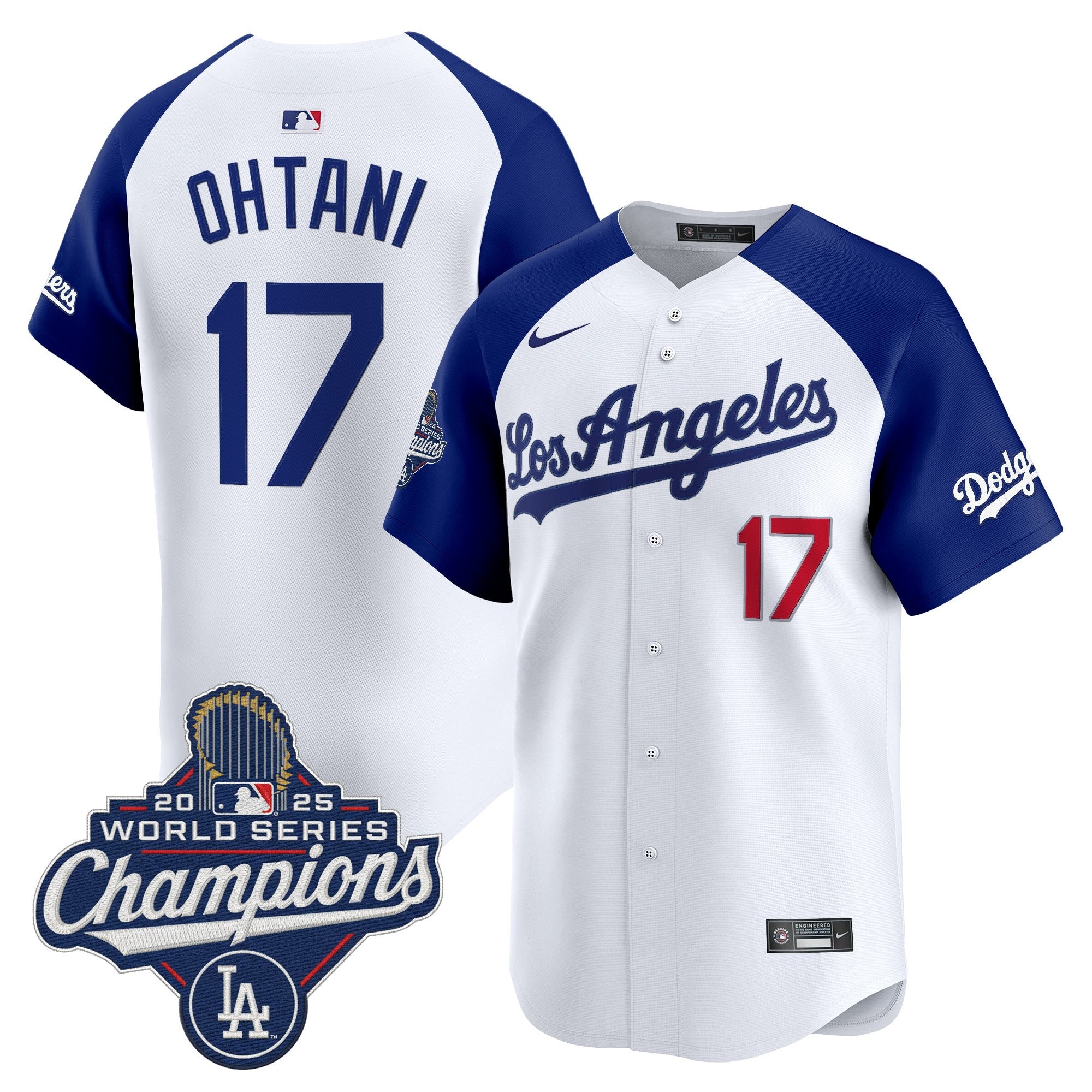 Men's Dodgers 2026 Vapor Premier Limited Jersey - World Series Champions Edition - All Stitched