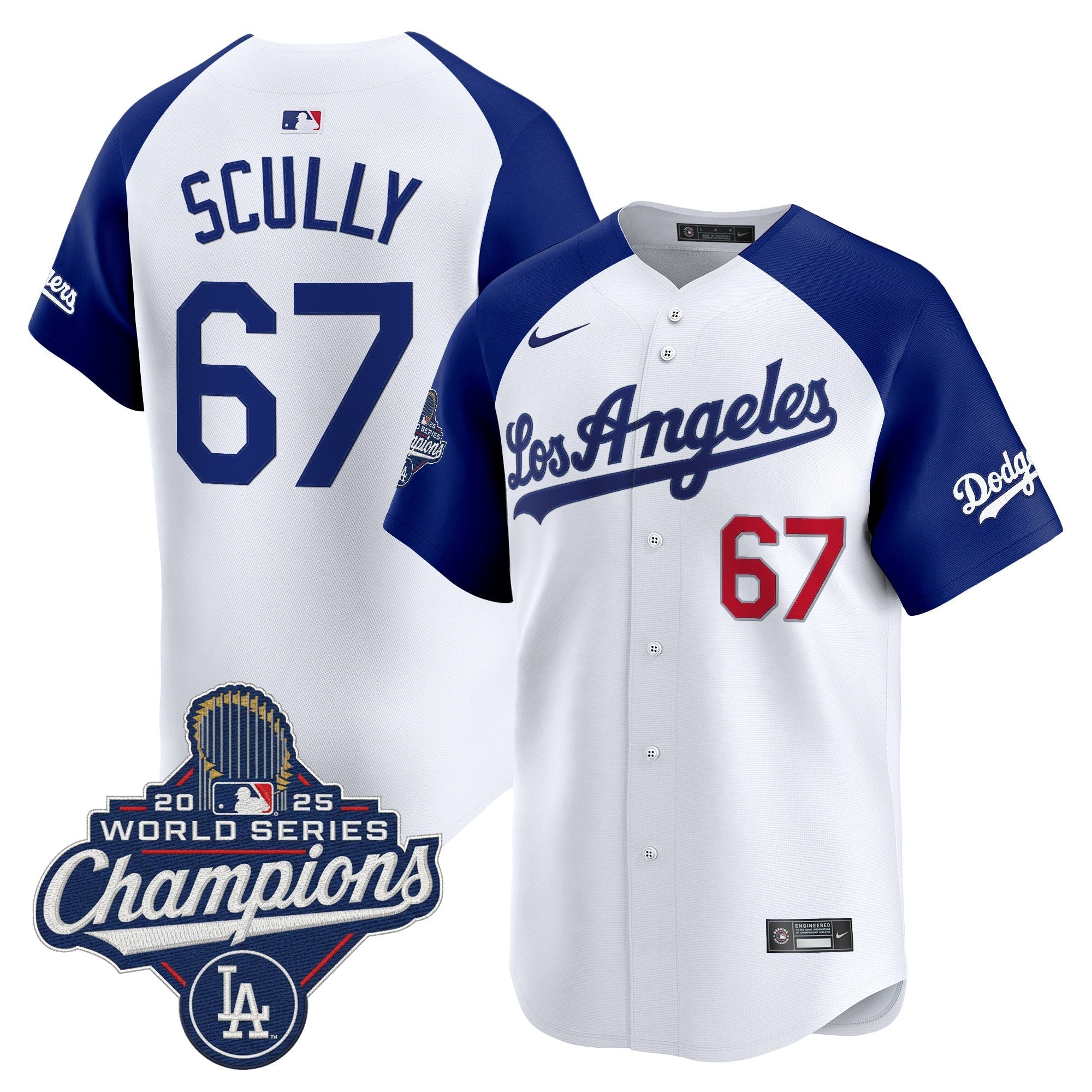 Men's Dodgers 2026 Vapor Premier Limited Jersey - World Series Champions Edition - All Stitched
