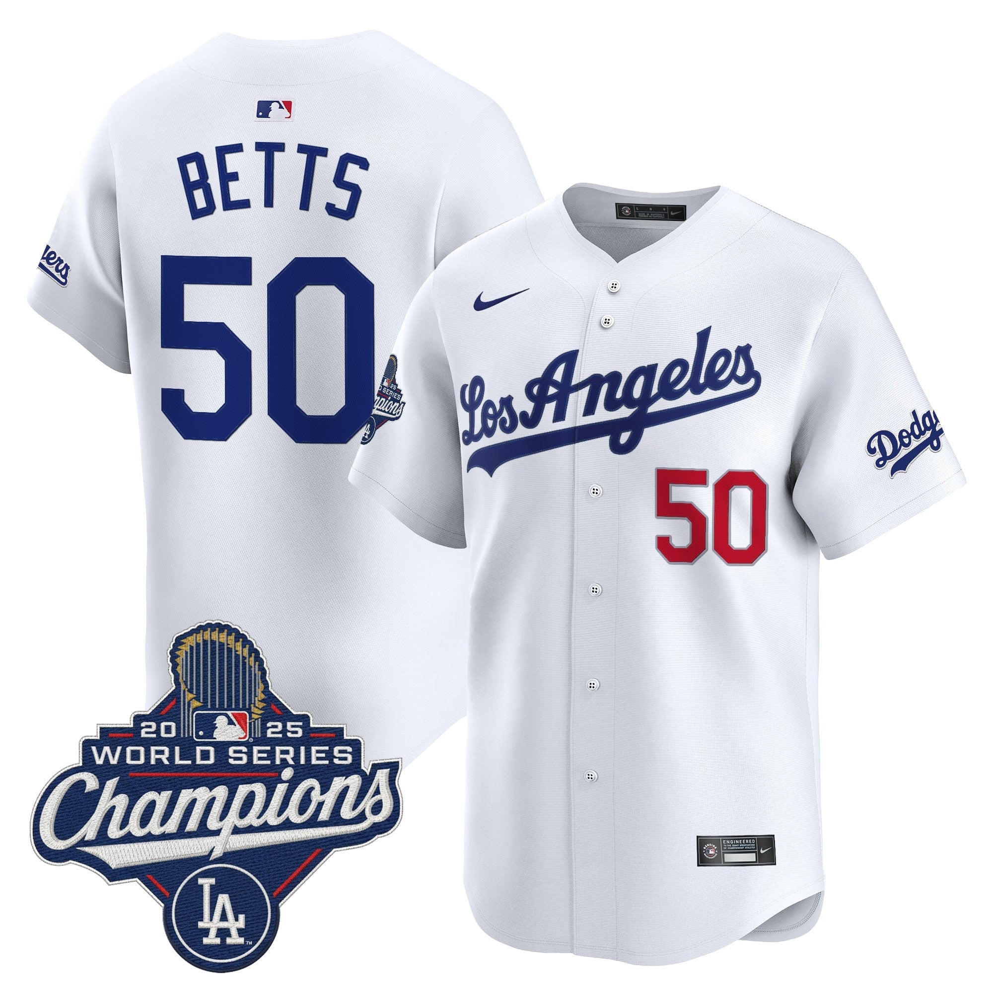 Men's Dodgers 2026 Vapor Premier Limited Jersey - World Series Champions Edition - All Stitched