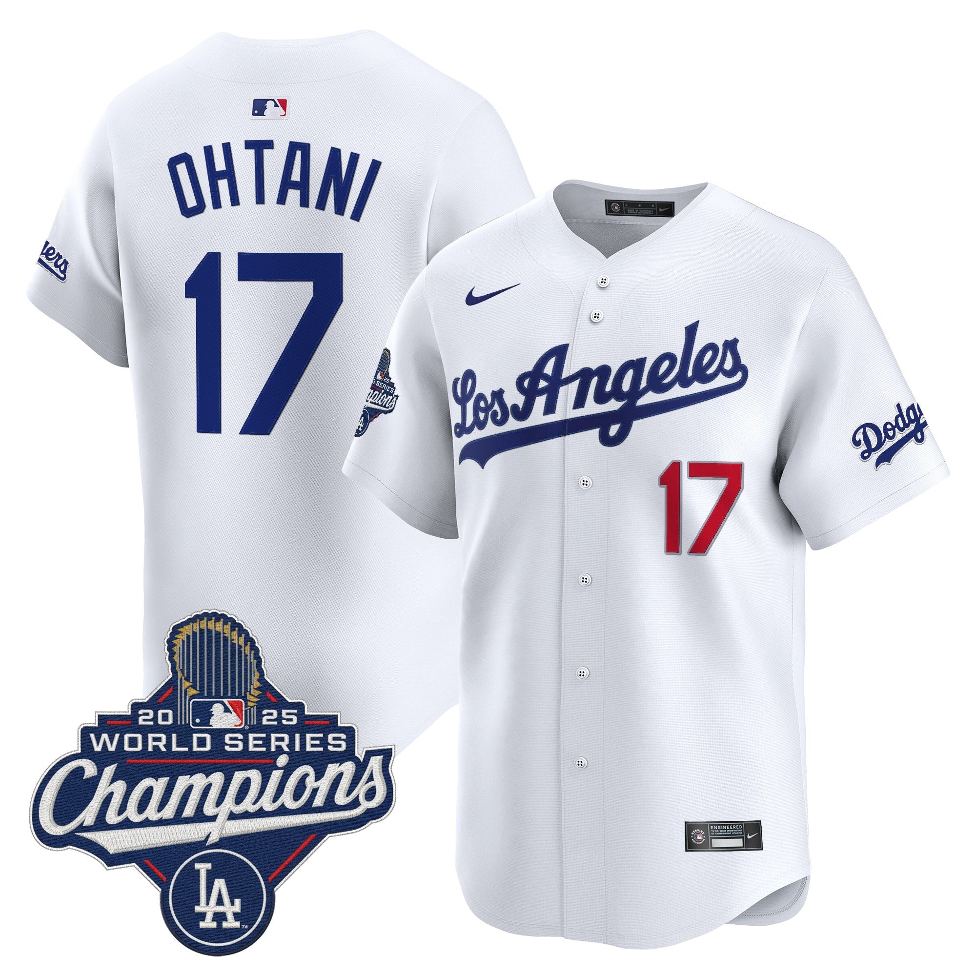 Men's Dodgers 2026 Vapor Premier Limited Jersey - World Series Champions Edition - All Stitched