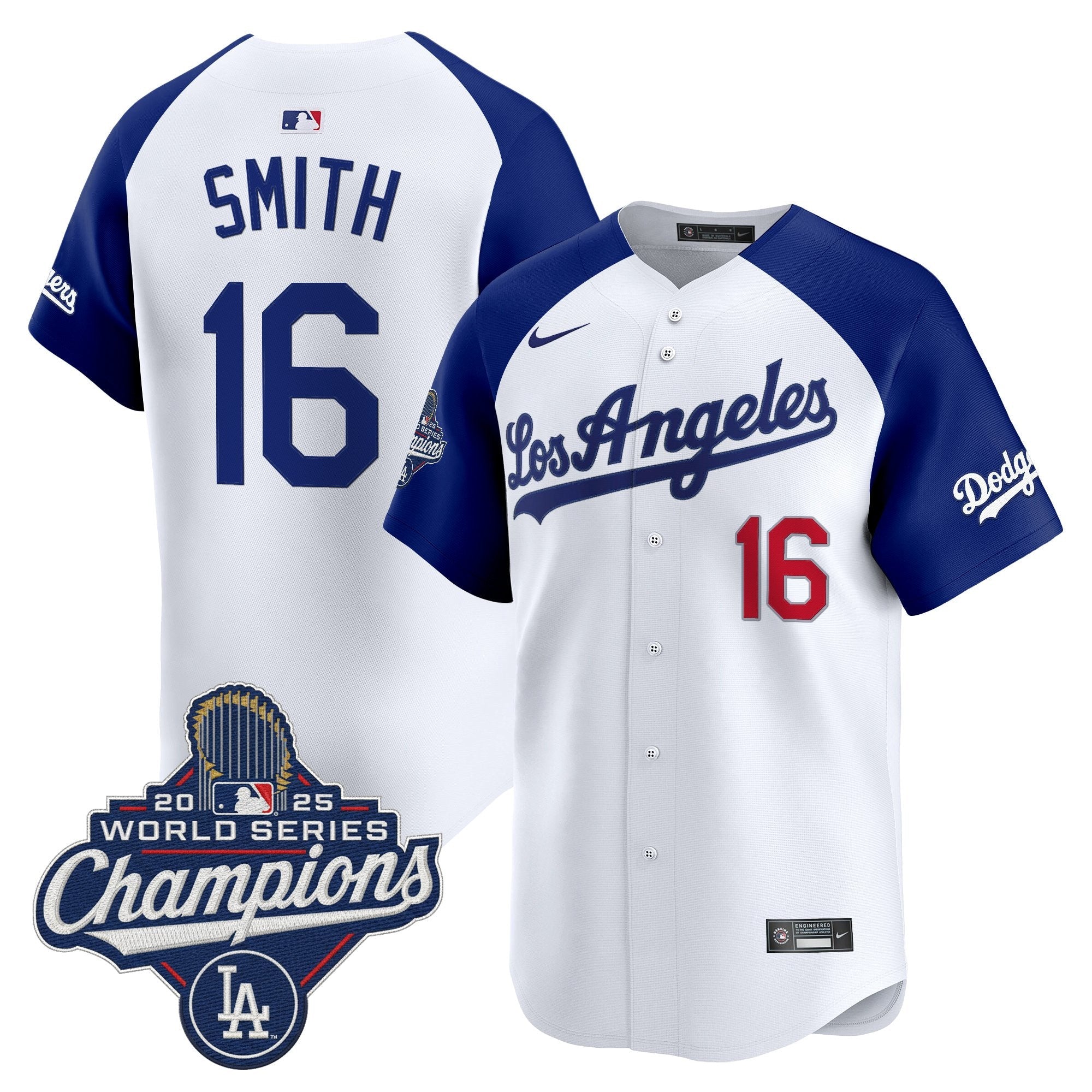 Men's Dodgers 2026 Vapor Premier Limited Jersey - World Series Champions Edition - All Stitched