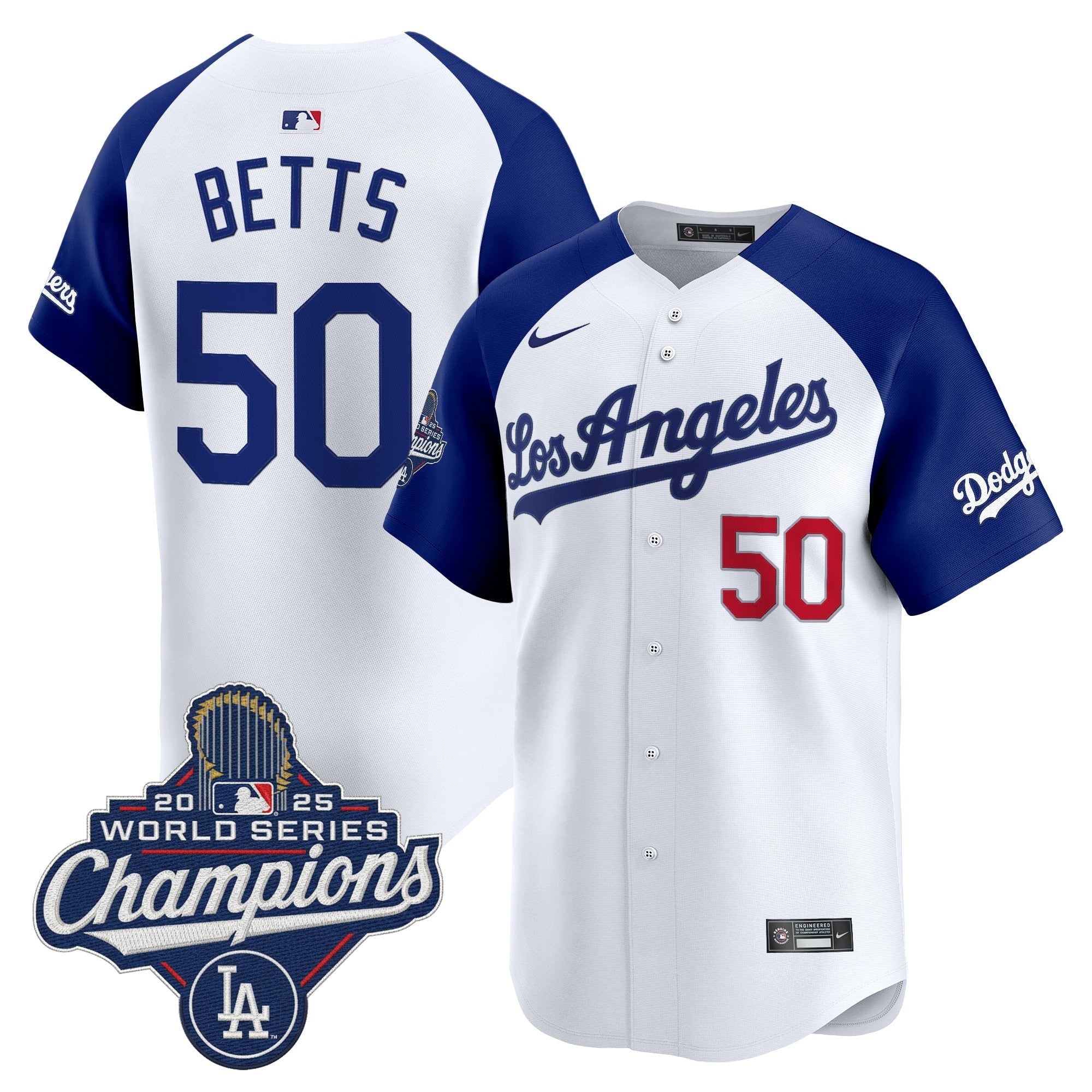 Men's Dodgers 2026 Vapor Premier Limited Jersey - World Series Champions Edition - All Stitched