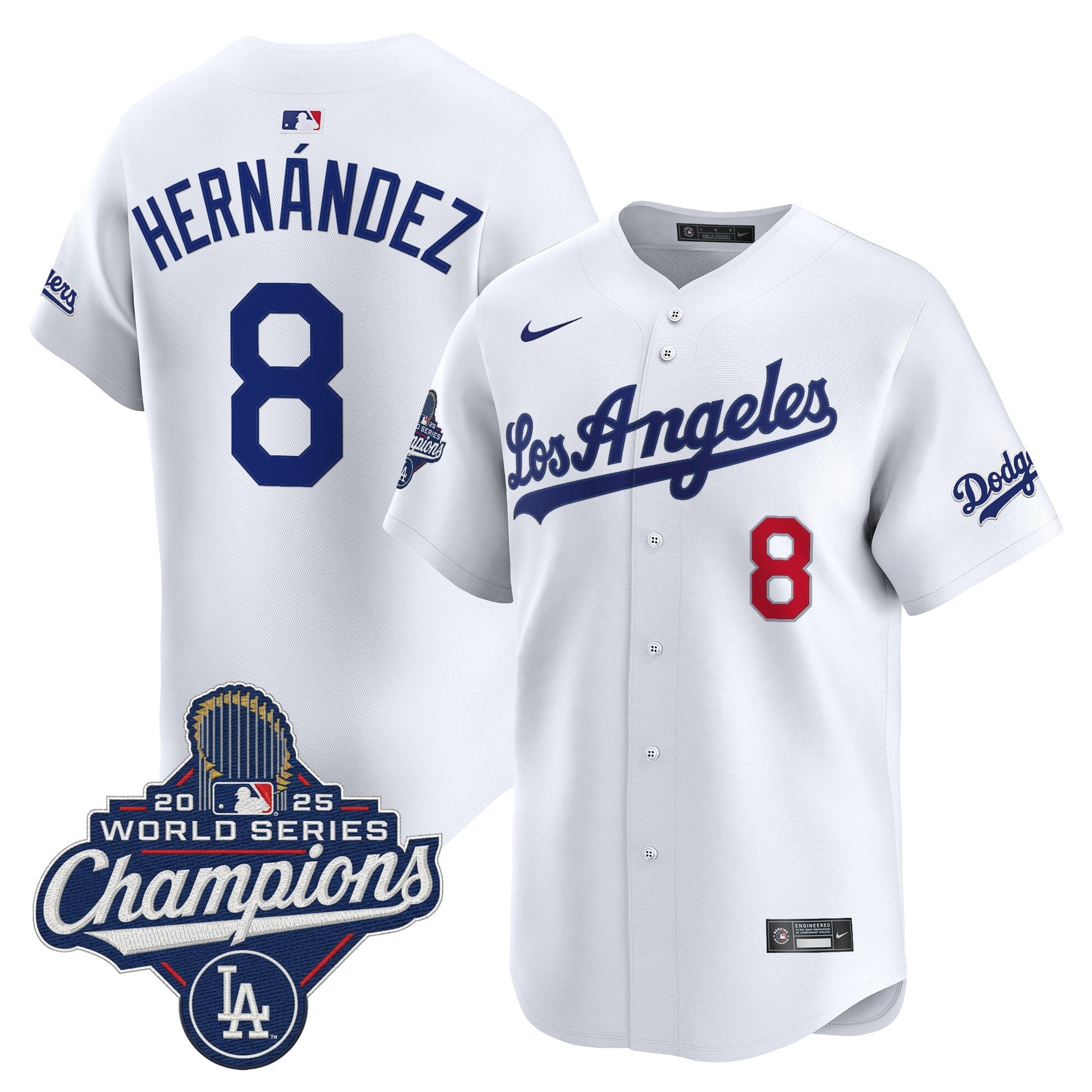 Men's Dodgers 2026 Vapor Premier Limited Jersey - World Series Champions Edition - All Stitched