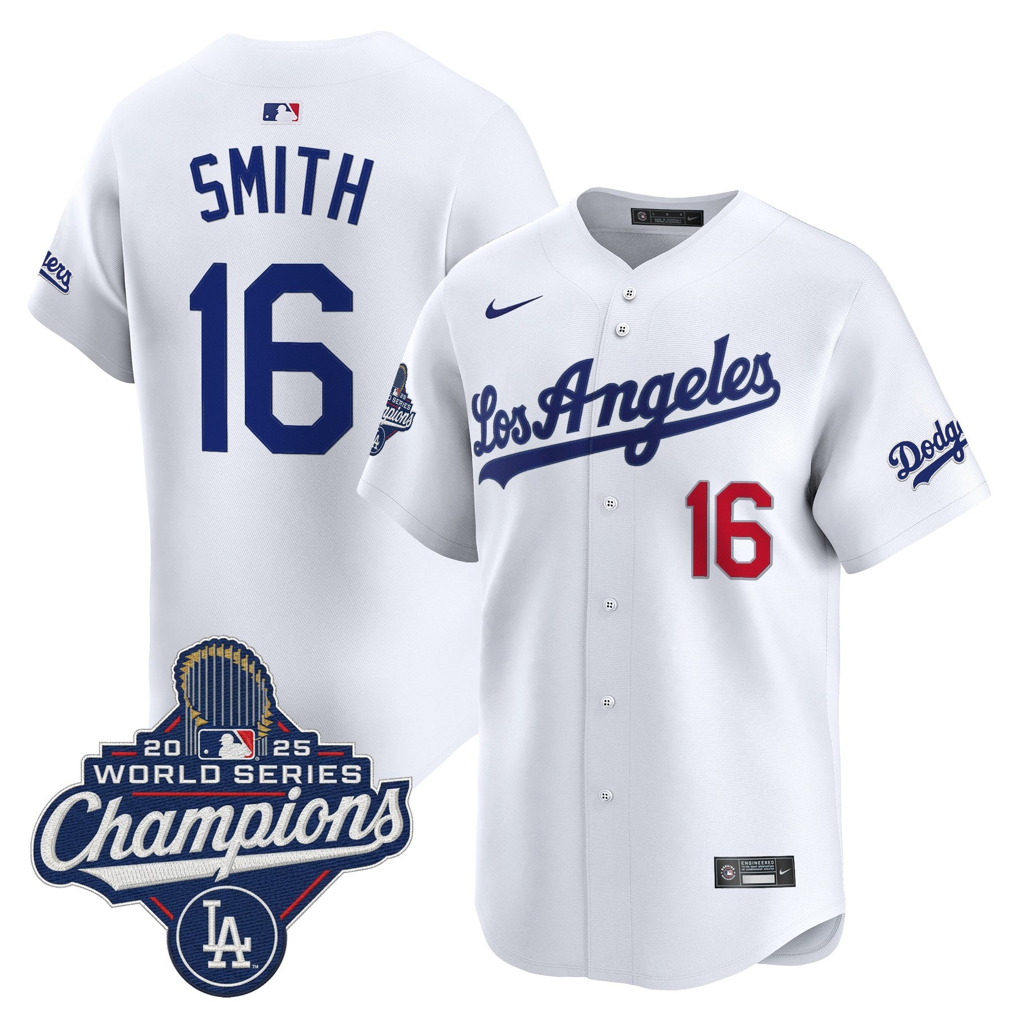 Men's Dodgers 2026 Vapor Premier Limited Jersey - World Series Champions Edition - All Stitched