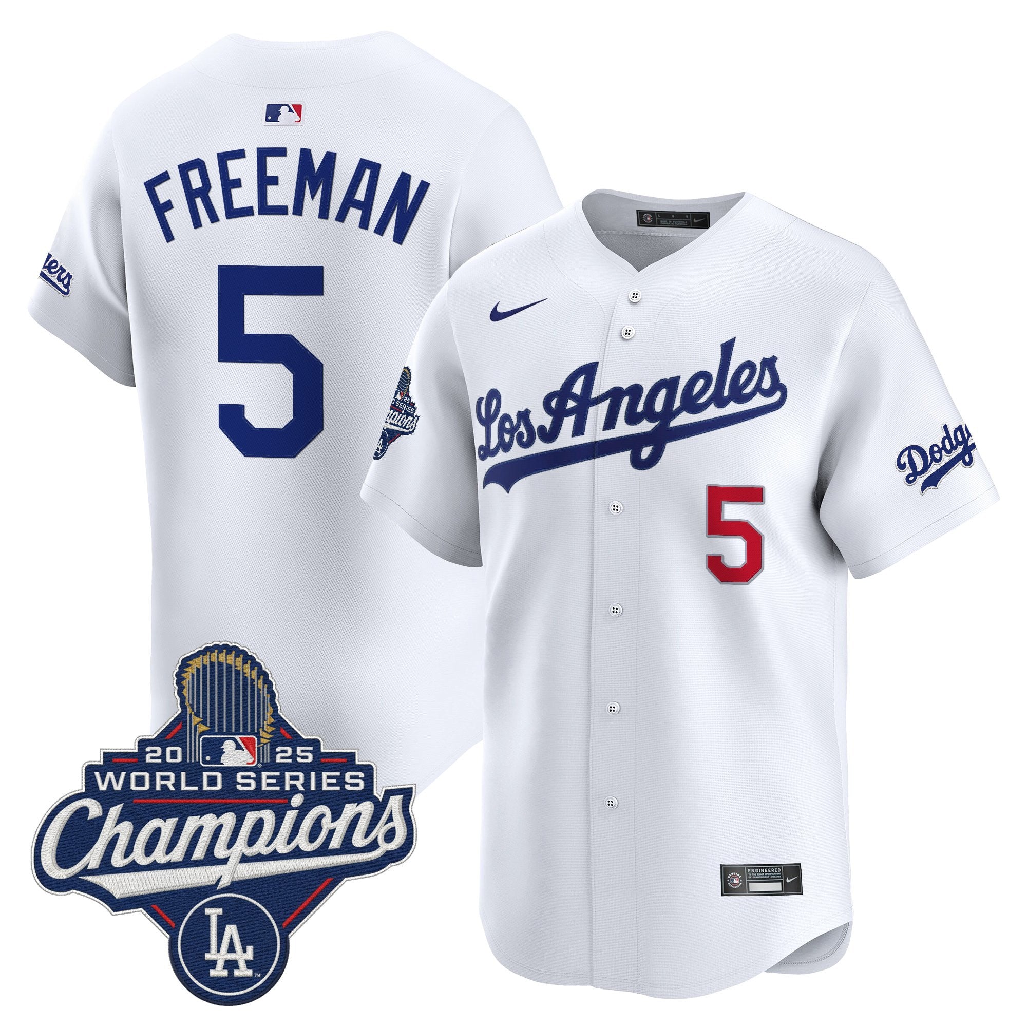 Men's Dodgers 2026 Vapor Premier Limited Jersey - World Series Champions Edition - All Stitched