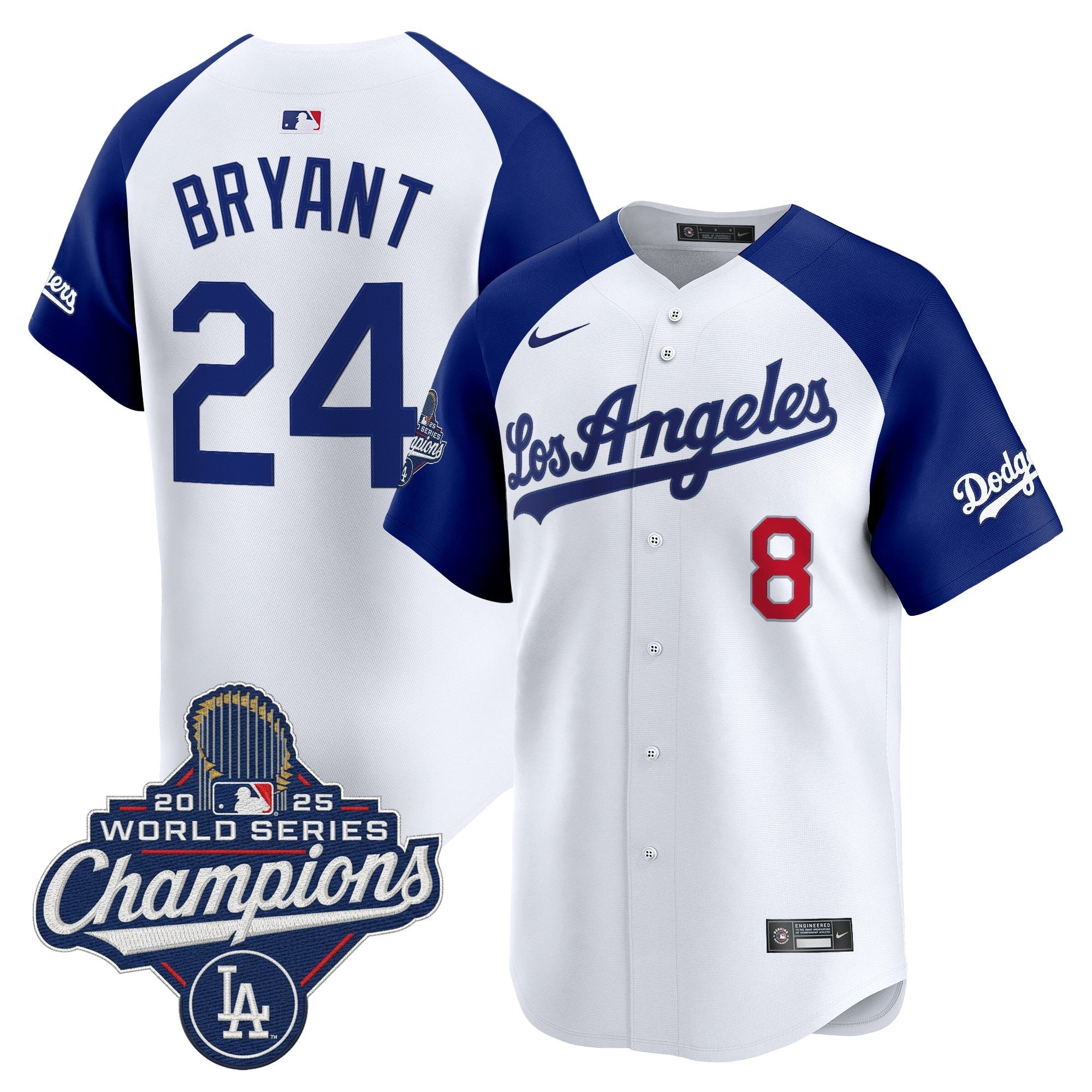 Men's Dodgers 2026 Vapor Premier Limited Jersey - World Series Champions Edition - All Stitched