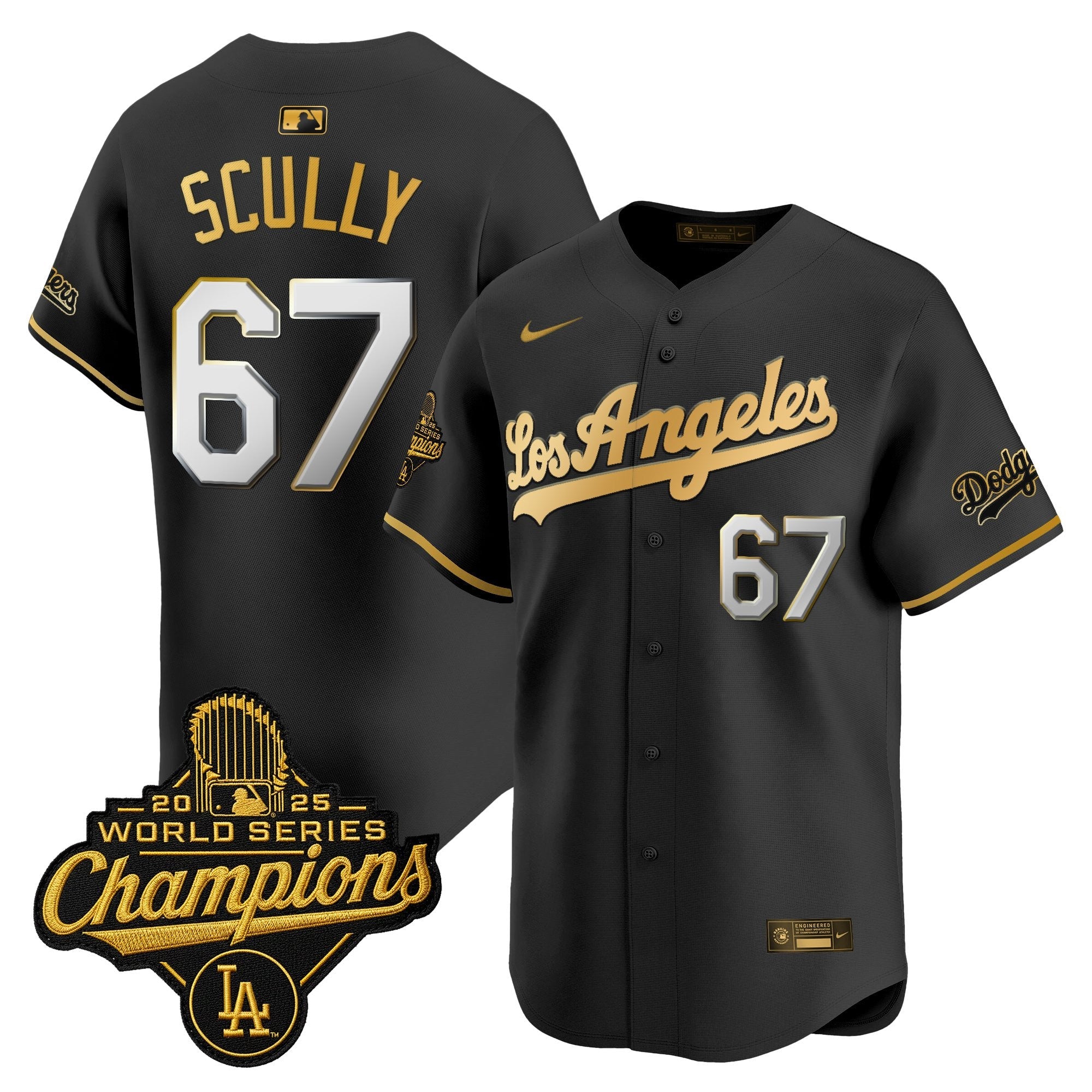 Men's Dodgers 2026 Vapor Premier Limited Jersey - World Series Champions Edition - All Stitched