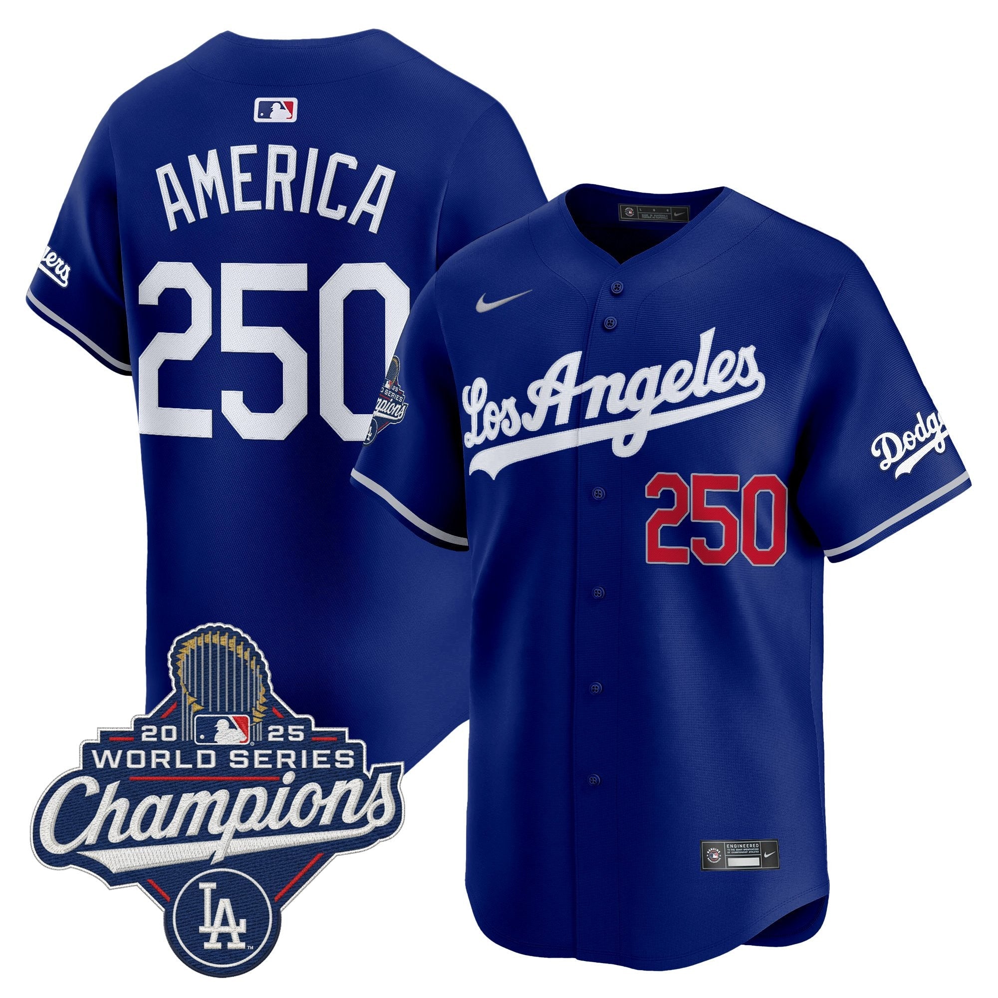 Men's Dodgers 2026 Vapor Premier Limited Jersey - World Series Champions Edition - All Stitched